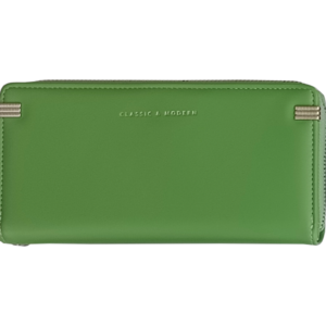 Classic Green Zip Wallet